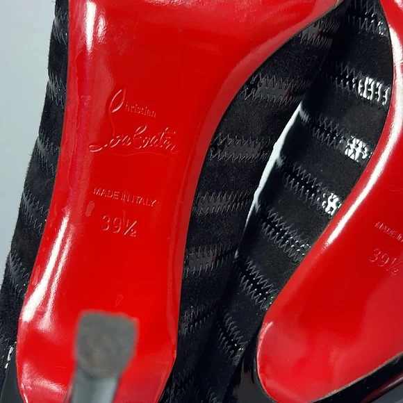 ❤️Authentic 🖤 Christian Louboutins mid calf Bootie - Picture 5 of 12